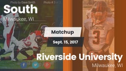 Matchup: South vs. Riverside University  2017