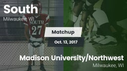 Matchup: South vs. Madison University/Northwest  2017