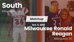 Matchup: South vs. Milwaukee Ronald Reagan  2018