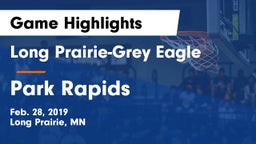 Long Prairie-Grey Eagle  vs Park Rapids  Game Highlights - Feb. 28, 2019