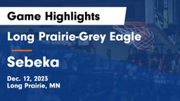 Long Prairie-Grey Eagle  vs Sebeka  Game Highlights - Dec. 12, 2023
