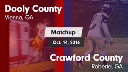 Matchup: Dooly County vs. Crawford County  2016