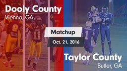 Matchup: Dooly County vs. Taylor County  2016