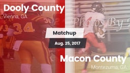Matchup: Dooly County vs. Macon County  2017