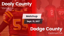 Matchup: Dooly County vs. Dodge County  2017