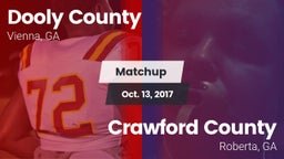 Matchup: Dooly County vs. Crawford County  2017