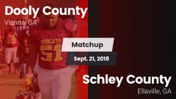 Matchup: Dooly County vs. Schley County  2018
