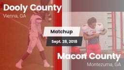 Matchup: Dooly County vs. Macon County  2018