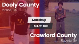 Matchup: Dooly County vs. Crawford County  2018