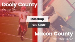 Matchup: Dooly County vs. Macon County  2019