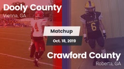 Matchup: Dooly County vs. Crawford County  2019