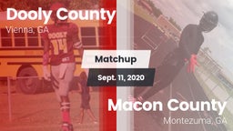 Matchup: Dooly County vs. Macon County  2020