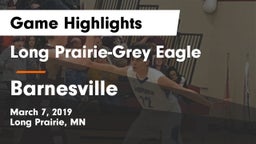 Long Prairie-Grey Eagle  vs Barnesville  Game Highlights - March 7, 2019