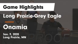Long Prairie-Grey Eagle  vs Onamia  Game Highlights - Jan. 9, 2020