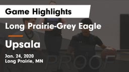 Long Prairie-Grey Eagle  vs Upsala  Game Highlights - Jan. 24, 2020