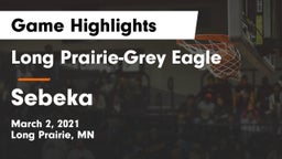 Long Prairie-Grey Eagle  vs Sebeka  Game Highlights - March 2, 2021