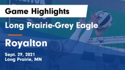Long Prairie-Grey Eagle  vs Royalton  Game Highlights - Sept. 29, 2021