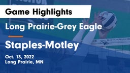 Long Prairie-Grey Eagle  vs Staples-Motley  Game Highlights - Oct. 13, 2022