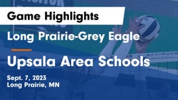 Long Prairie-Grey Eagle  vs Upsala Area Schools Game Highlights - Sept. 7, 2023
