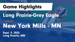 Long Prairie-Grey Eagle  vs New York Mills  - MN Game Highlights - Sept. 9, 2023