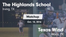 Matchup: Highlands vs. Texas Wind 2016