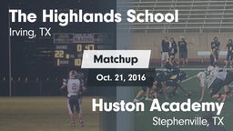 Matchup: Highlands vs. Huston Academy  2016