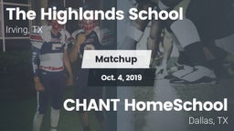 Matchup: Highlands vs. CHANT HomeSchool  2019