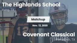 Matchup: Highlands vs. Covenant Classical  2020