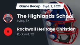 Recap: The Highlands School vs. Rockwall Heritage Christian  2023