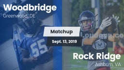 Matchup: Woodbridge vs. Rock Ridge  2019