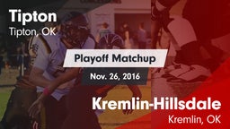 Matchup: Tipton vs. Kremlin-Hillsdale  2016