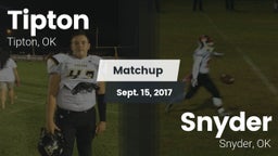 Matchup: Tipton vs. Snyder  2017