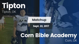 Matchup: Tipton vs. Corn Bible Academy  2017