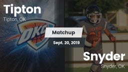 Matchup: Tipton vs. Snyder  2019