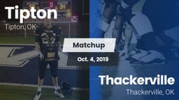 Matchup: Tipton vs. Thackerville  2019