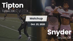 Matchup: Tipton vs. Snyder  2020