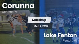 Matchup: Corunna vs. Lake Fenton  2016