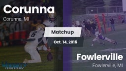 Matchup: Corunna vs. Fowlerville  2016