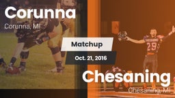 Matchup: Corunna vs. Chesaning  2016