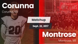 Matchup: Corunna vs. Montrose  2017
