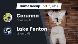 Recap: Corunna  vs. Lake Fenton  2017