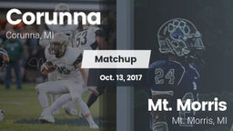 Matchup: Corunna vs. Mt. Morris  2017