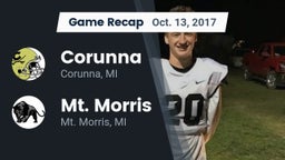 Recap: Corunna  vs. Mt. Morris  2017