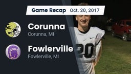 Recap: Corunna  vs. Fowlerville  2017