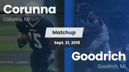 Matchup: Corunna vs. Goodrich  2018