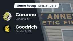 Recap: Corunna  vs. Goodrich  2018