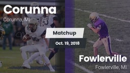 Matchup: Corunna vs. Fowlerville  2018