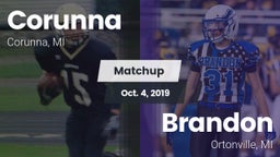 Matchup: Corunna vs. Brandon  2019