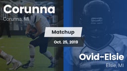 Matchup: Corunna vs. Ovid-Elsie  2019