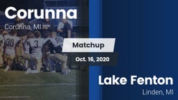 Matchup: Corunna vs. Lake Fenton  2020